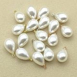 200pcs Pearl Drop Charm DIY Jewelry Findings