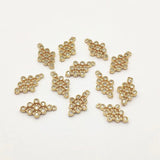 CZ Rhombus Charm 50pcs for Necklace/Earring, DIY Jewelry Findings