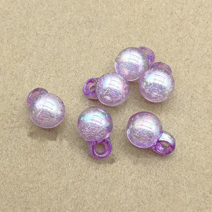200pcs Aurora Bubbly Charm for DIY Jewelry Making