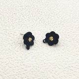 50pcs Zinc Alloy Flower Ear Studs for Earring DIY