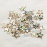Arrival! 18x17mm 50pcs Real Shell Star Charm Jewelry Findings