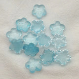 100pcs Flat Bottom Flower Beads, Hairpin DIY Parts, Jewelry Findings
