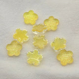 100pcs Flat Bottom Flower Beads, Hairpin DIY Parts, Jewelry Findings