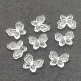 Clear Butterfly Beads for Jewelry Making