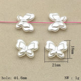 440pcs Pearls Butterfly Beads Necklace Earrings DIY Jewelry Findings
