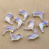 Clear Magic Dolphin Beads for DIY Hair Accessories