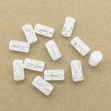 Crack Tubular Beads 300pcs - DIY Jewelry Findings