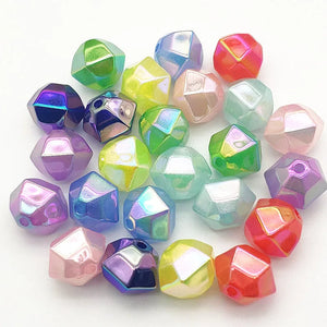 UV Magic Faceted Beads for Necklace Earrings DIY Parts