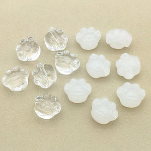 Clear/Jelly CatPaw Beads For DIY Earrings/Necklace