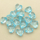 240pcs Clear Acrylic Heart Shape Beads for DIY Jewelry Making