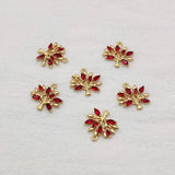 19x19mm CZ/Copper Charm 50pcs - Necklace/Earrings DIY Jewelry Findings