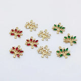 19x19mm CZ/Copper Charm 50pcs - Necklace/Earrings DIY Jewelry Findings