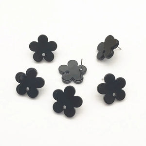 Flower Ear Stud 100pcs DIY Jewelry Findings