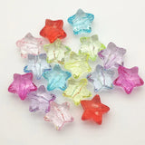 Clear Acrylic Star Shape Beads For Earrings/Necklace DIY Parts