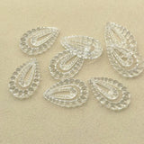 Clear Drop Acrylic Beads For Jewelry DIY - 450pcs