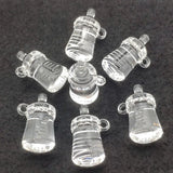 75pcs Clear Acrylic Bottle Beads DIY Jewelry Findings