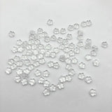 2000pcs Clear Acrylic Flower Beads Jewelry DIY Parts