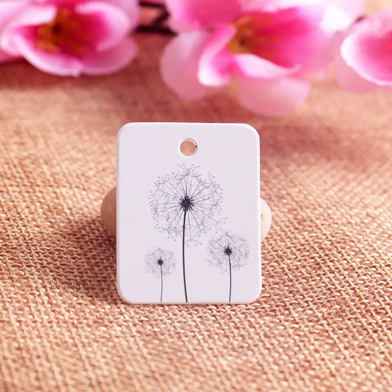 200PCS/Lot Cardboard Hang Tags Jewelry Head Card Tag Jewelry display cards