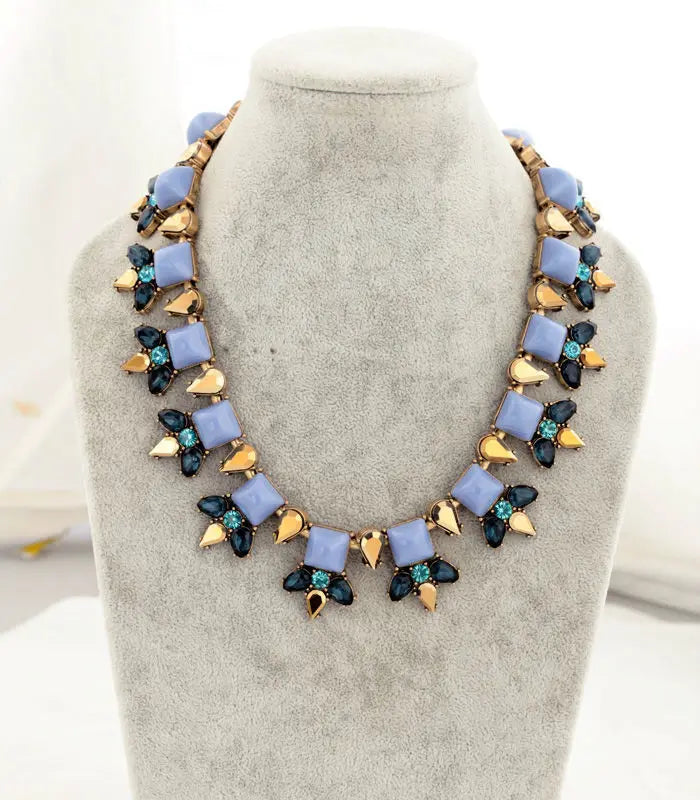 2014 Major Suit 18ct Gem Multi Pendant Necklace