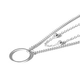Two-Layer Round Choker Necklace