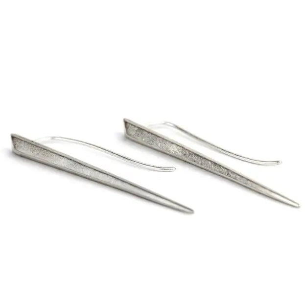 Spiked Shape 925 Silver Ear Cuff Earring