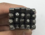 20PCS Jewelry Stamp Steel Punch Tool for Beading & Jewellery Making