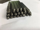 20PCS Steel Stamp Punch Tool for Jewelry Making Metal Stamps Set