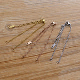 20Pcs DIY Bracelet Making Chains 2mm Stainless Steel Jewelry Finding