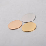 20Pcs 25*1.5mm Round Stainless Steel Stamping Disc Charms