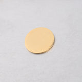 20Pcs 25*1.5mm Round Stainless Steel Stamping Disc Charms