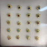 925 Sterling Silver Nose Studs Maple Leaf Body Piercing Jewelry