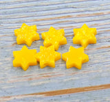 20Pcs Synthetic David Star Opal Charms For DIY Jewelry Making