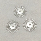 Brass Flower Charm Pendants - 20mm 100pcs - DIY Jewelry Findings
