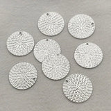 20mm 100pcs Brass Pendants Round Charm DIY Jewelry Findings