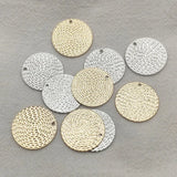 20mm 100pcs Brass Pendants Round Charm DIY Jewelry Findings
