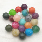 20mm 100pcs Marble Effect Round Beads DIY Jewelry Findings