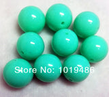Neon Chunky Acrylic Round Beads 100pcs/lot 20mm for DIY Jewelry