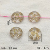 Arrival! 20mm 280pcs Bronzing Effect Round Beads For DIY Jewelry