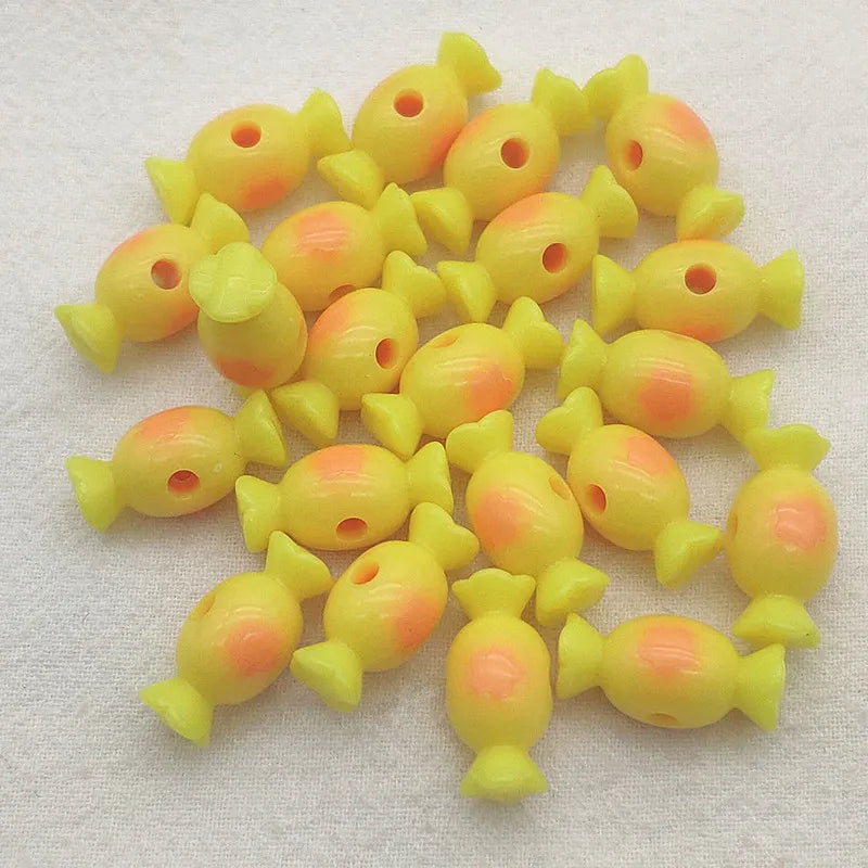 Print Flower Candy Beads Jewelry Making DIY 470pcs