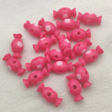 Print Flower Candy Beads Jewelry Making DIY 470pcs