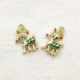 Christmas Reindeer Charms for Jewelry Making