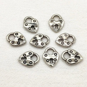 400pcs CCB Heart shape Beads for Jewelry Making