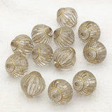 130pcs Bronzing Lantern Beads for Necklace Earrings DIY Parts