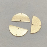 Brass Semicircle Pendant Charms 100pcs DIY Jewelry Findings