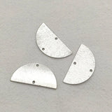 Brass Semicircle Pendant Charms 100pcs DIY Jewelry Findings