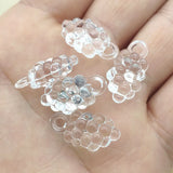 Clear Acrylic Grape-Shape Beads 570pcs for DIY Jewelry Making