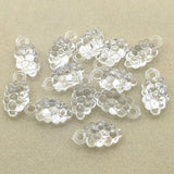 Clear Acrylic Grape-Shape Beads 570pcs for DIY Jewelry Making