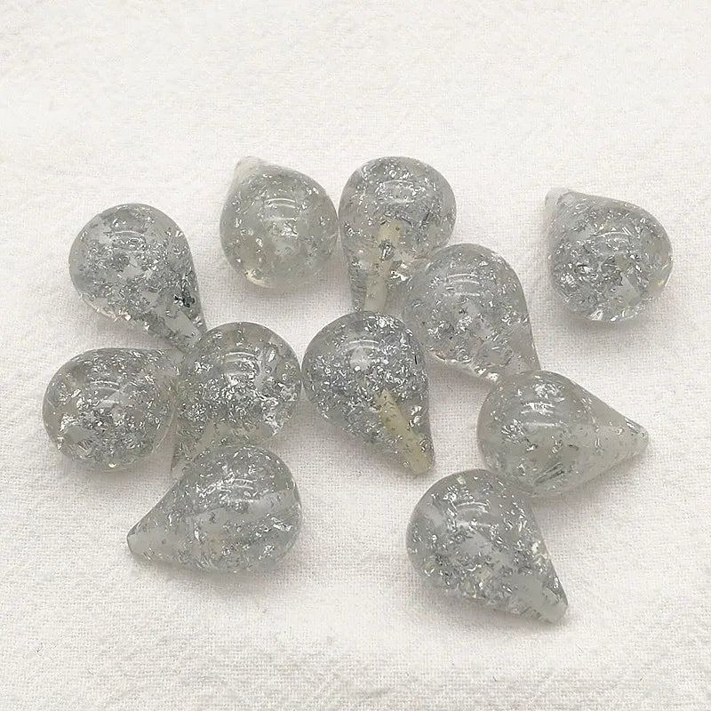 Resin Drop Beads For Necklace Earring DIY 50pcs