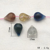 Resin Drop Beads For Necklace Earring DIY 50pcs