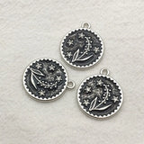 100pcs Arrival Rhinestone Flower Charms for DIY Jewelry Making